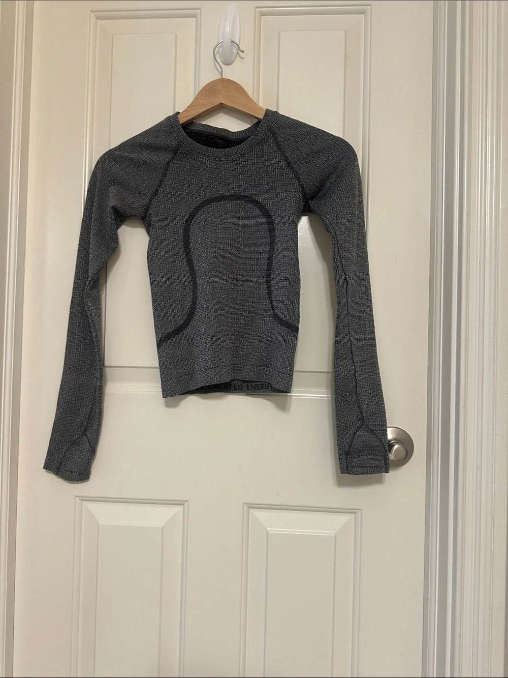 lululemon athletica Kids Long Sleeve Active Top - Charcoal